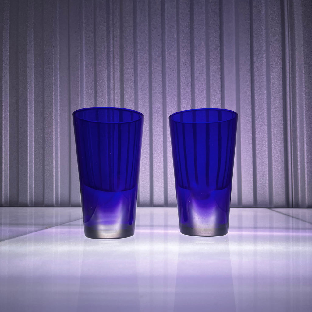 Cobalt Glass Set (2)