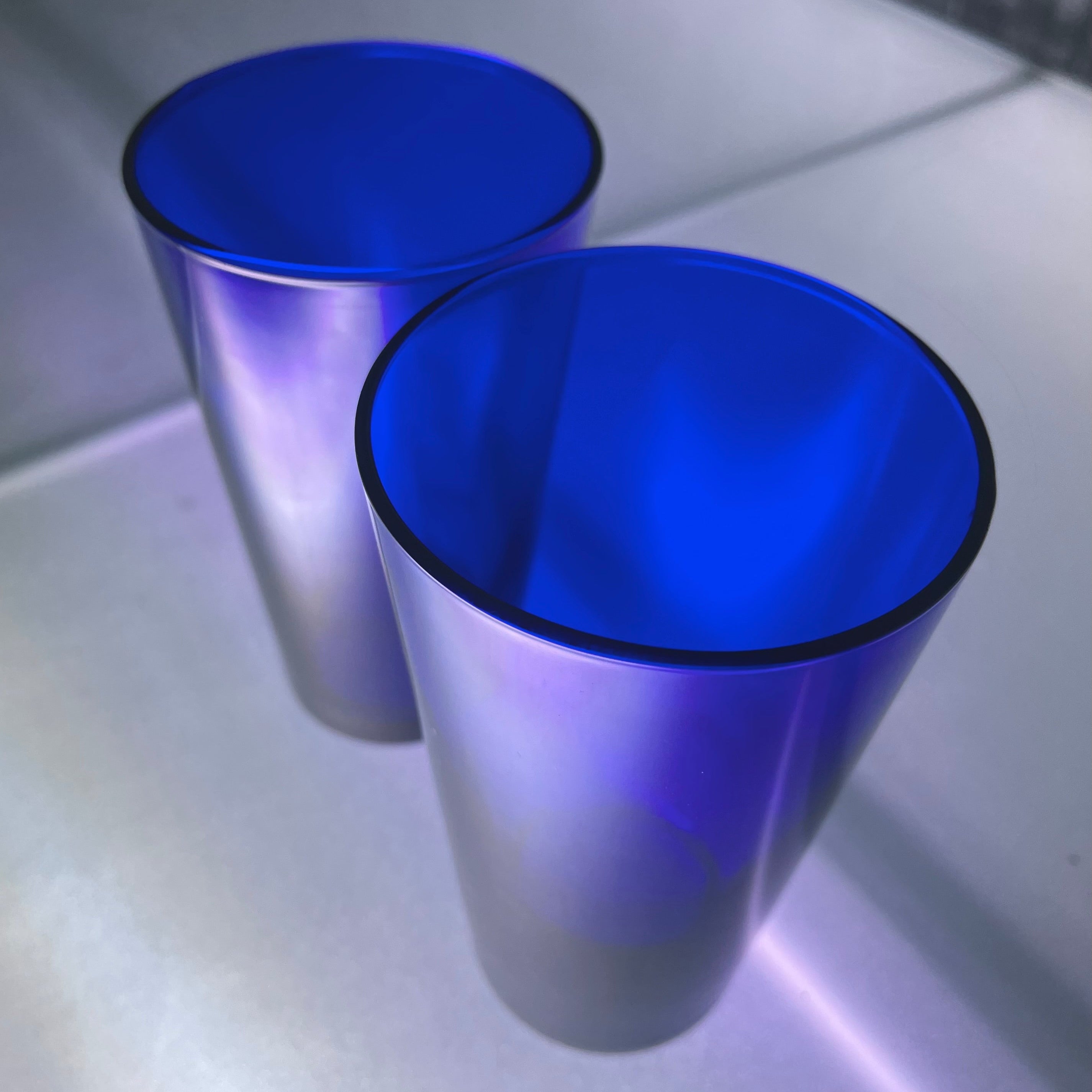 Cobalt Glass Set (2)