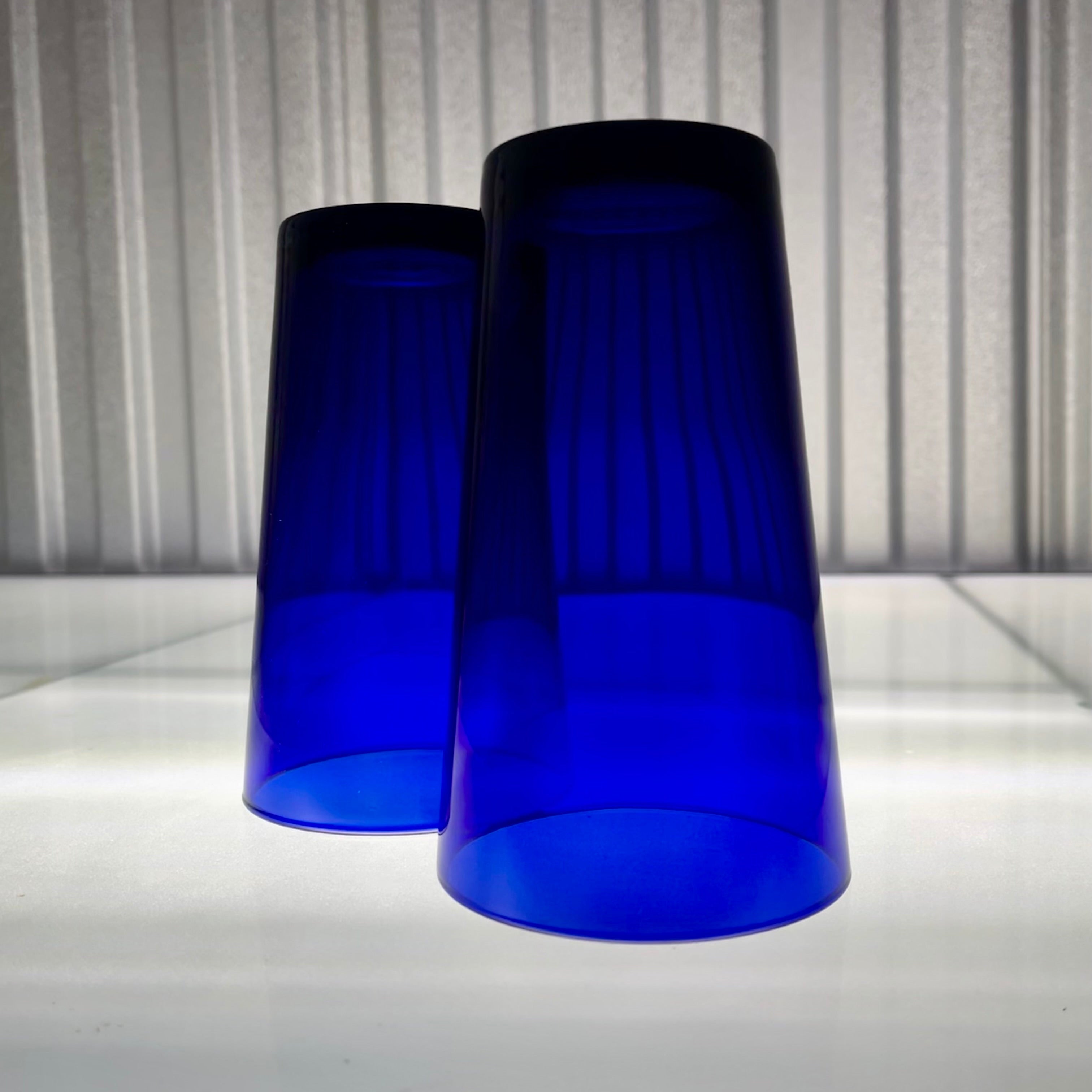 Cobalt Glass Set (2)